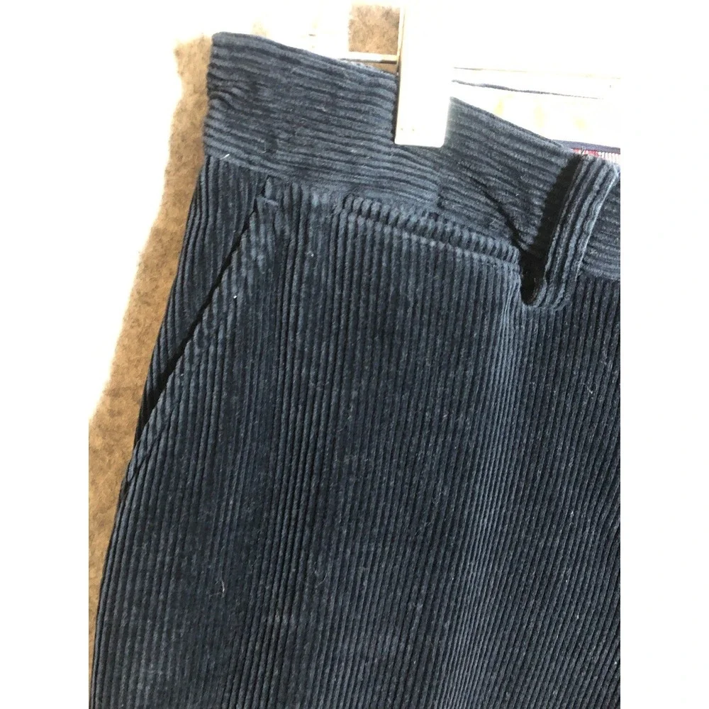 Ralph Lauren Pants 33x30 Blue Corduroy Preston Classic Fit Chino Career Casual